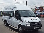 Бесплатный автобус Genser в пункт аренды автомобилей АрендаАвто-птг на Новорязанском шоссе